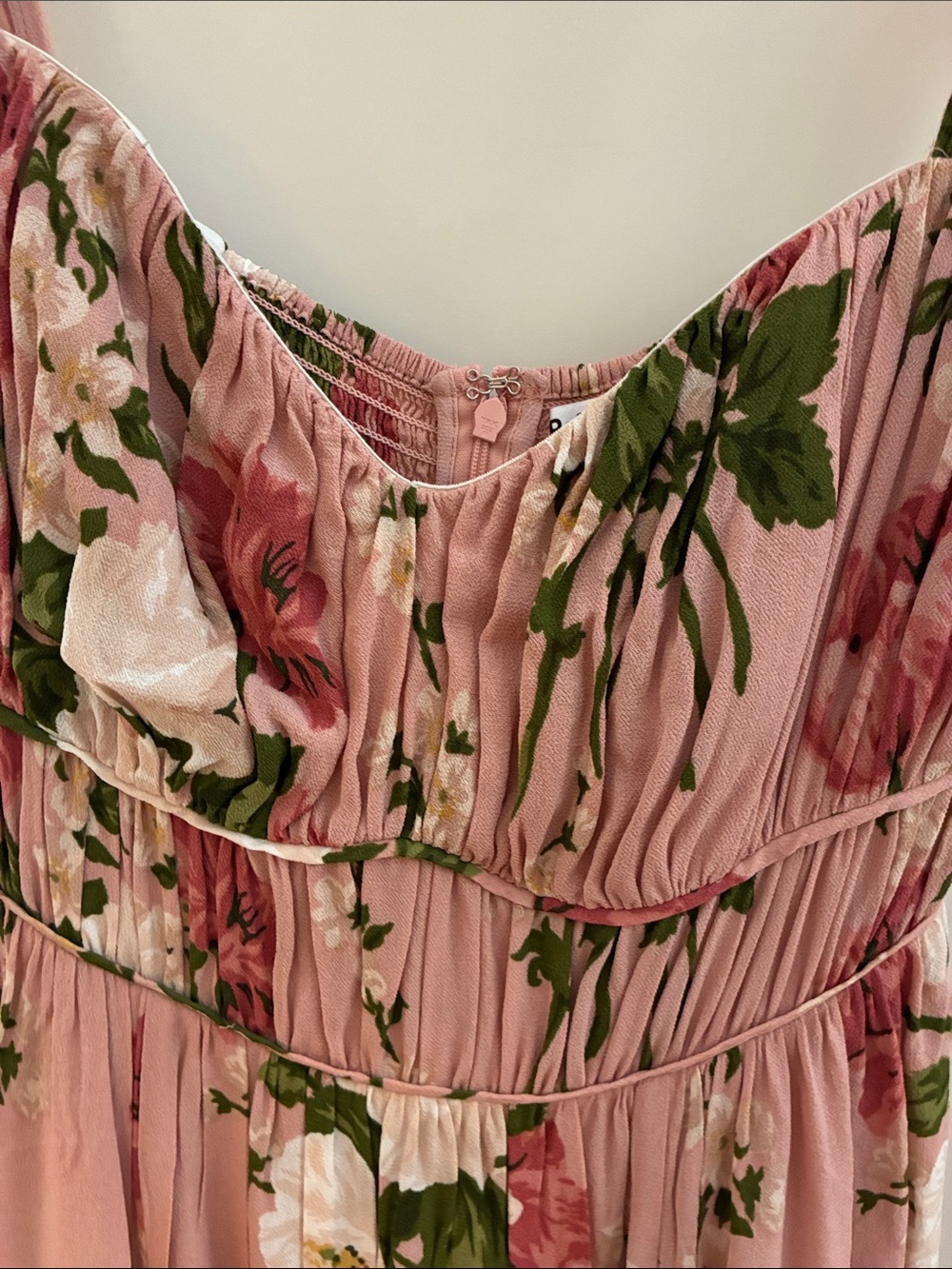 Stunning REFORMATION JAYDE Maxi Rose DRESS • SIZE 8 EUC - Picture 9 of 14